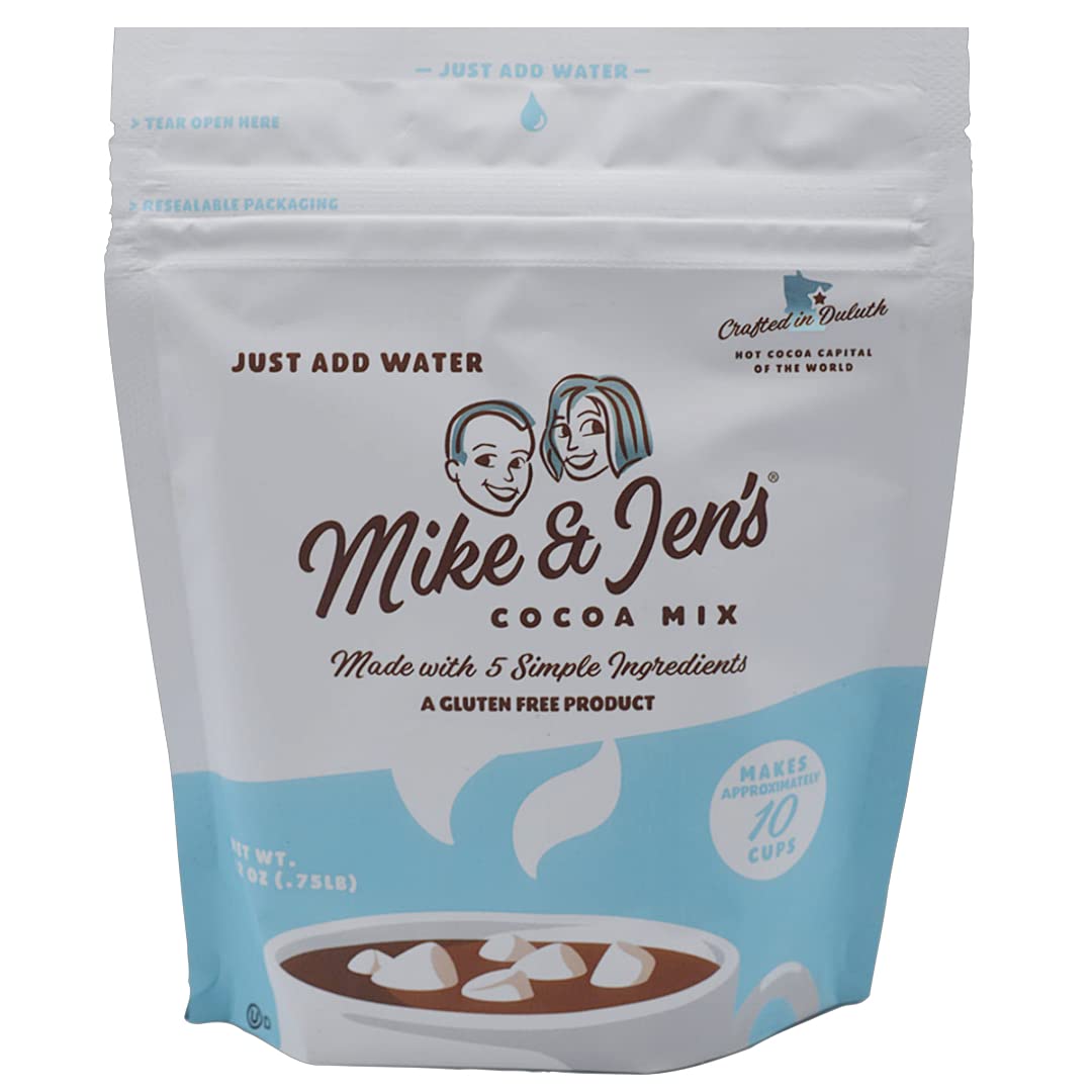 Mike & Jens Hot Cocoa Powder  Hot Chocolate Mix With 5 Simple Ingredients  12 Ounce Package (10 Servings)