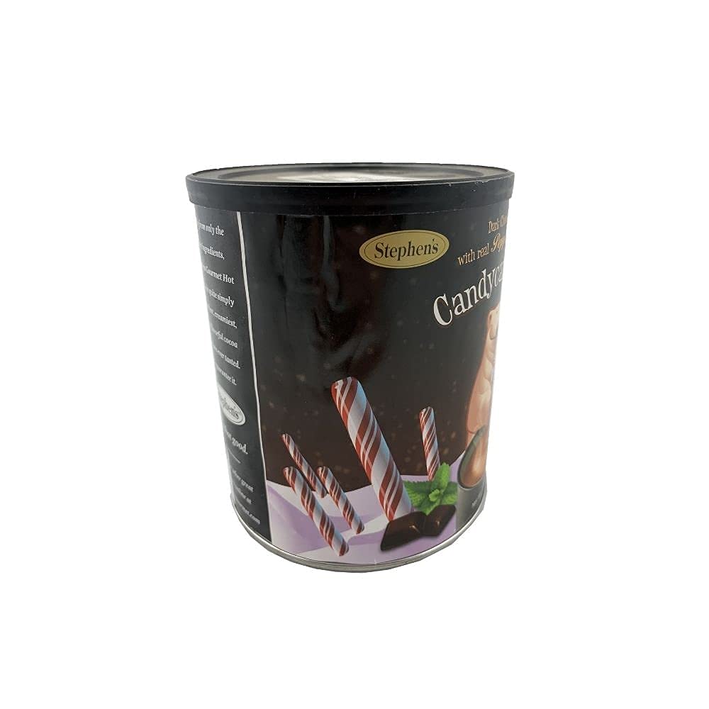 Stephens Gourmet Hot Cocoa, Dark Chocolate Candy Cane, 16 Oz (Pack Of 1)