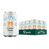 OLIPOP Prebiotic Soda, Cream Soda, 12 Fl Oz, Vegan, Gluten Free, Pack of 12 Cans