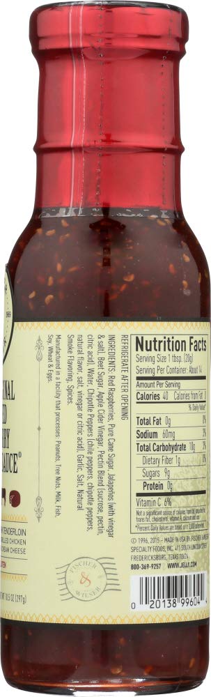 Fischer & Wieser Sauce Roasted Raspberry Chipotle, 10.5 Oz