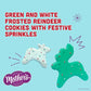 Mothers Frosted Cookies, Limited Batch Reindeer Games, stocking stuffer, Christmas Shortbread Animal Cookies, Resealable Bag, 9