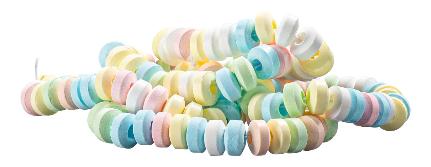 Cartwheel Confections 110 Candy Bracelets Individually Wrapped Bulk, Bracelet Candy Jewelry, Pastel Candy For Candy Buffet, Edib
