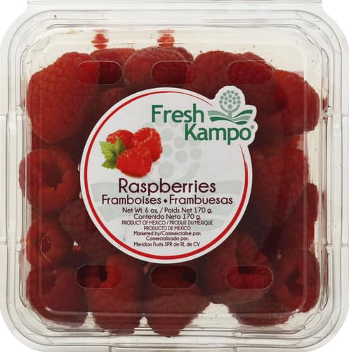 Fresh Raspberries, 6 Oz Container
