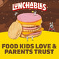 Lunchables Ham & Cheddar Cheese Cracker Stackers Kid Lunch Snack, 3.5 Oz Tray