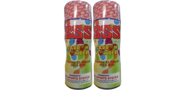 Triple S Carrom Powder Export Quality - Prepared as per International Specifications - 70g (Pack of 2)