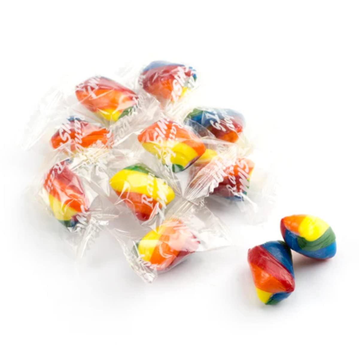 Atkinson Rainbow Candy Twists - Fruit Flavored - 2 Pounds - Multicolor