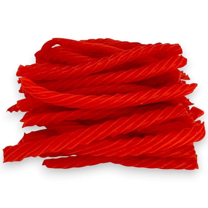 KLUB BULK Red Flavor Licorice Twist Candies - Soft & Chewy - 24 oz Bag