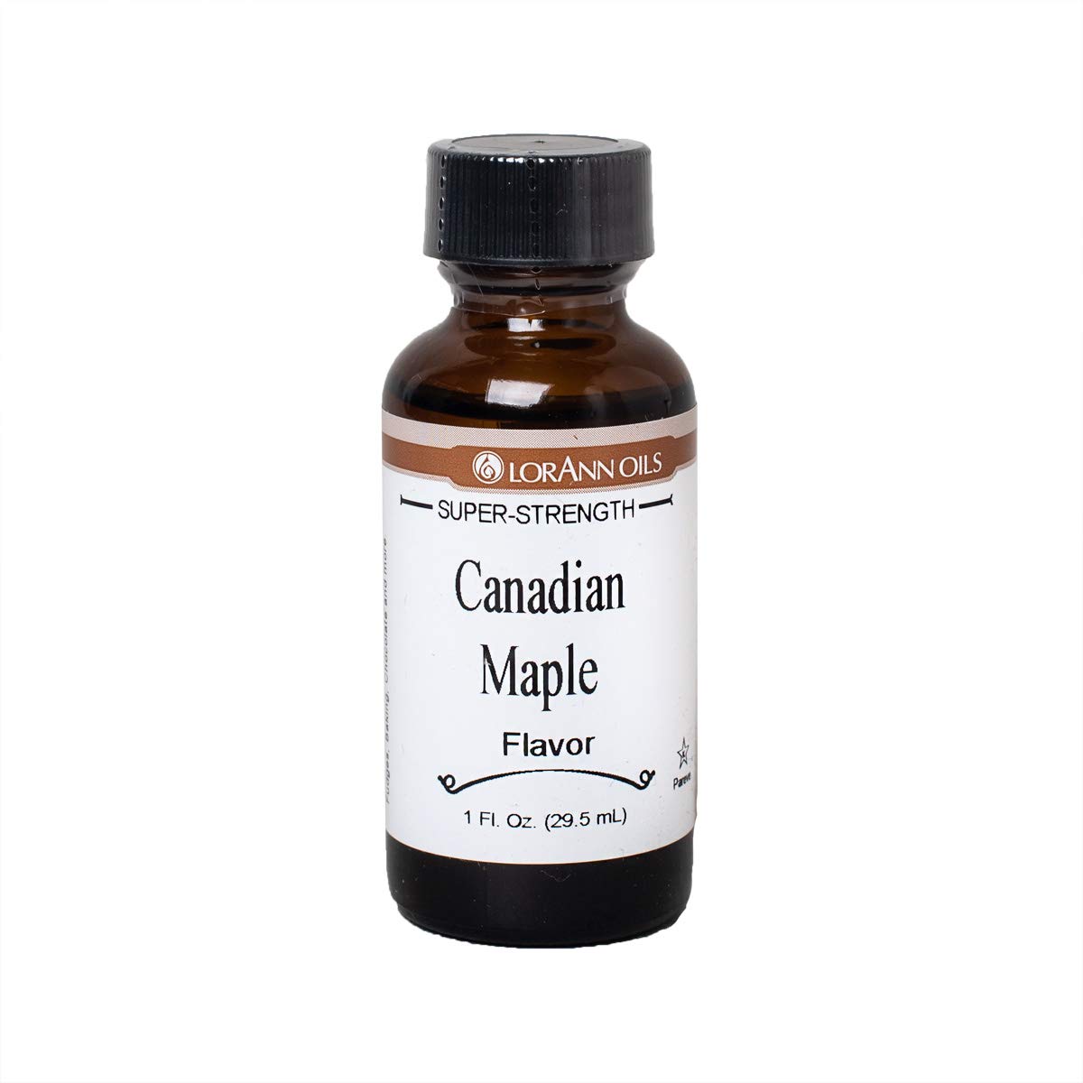 LorAnn Oils Super Strength Flavoring, Canadian Maple, 1 Fl Oz, Brown to Light Yellow, Model 0716