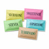 Sugar Packets Variety Pack - 100 Count Assorted Pack with Stvia, Cane Sugar & Substitutes - Individual Sweeteners for Coffee Sta