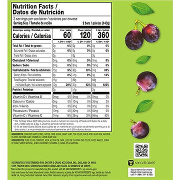 OUTSHINE Grape Frozen Fruit Bars, Gluten Free, Non GMO, Ice-Cream, 14.7 Fl Oz, 6 Count