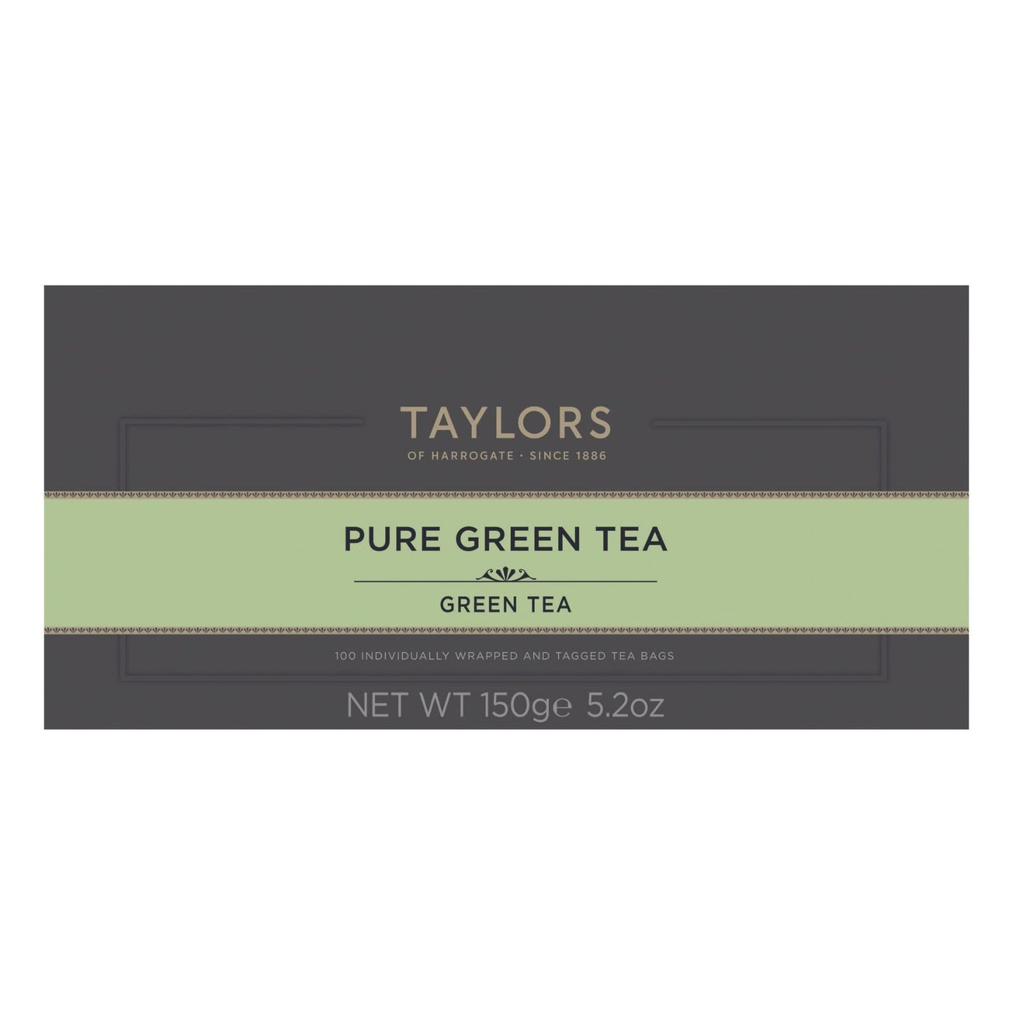Taylors Of Harrogate Pure Green Tea, 100 Count (Pack Of 1)