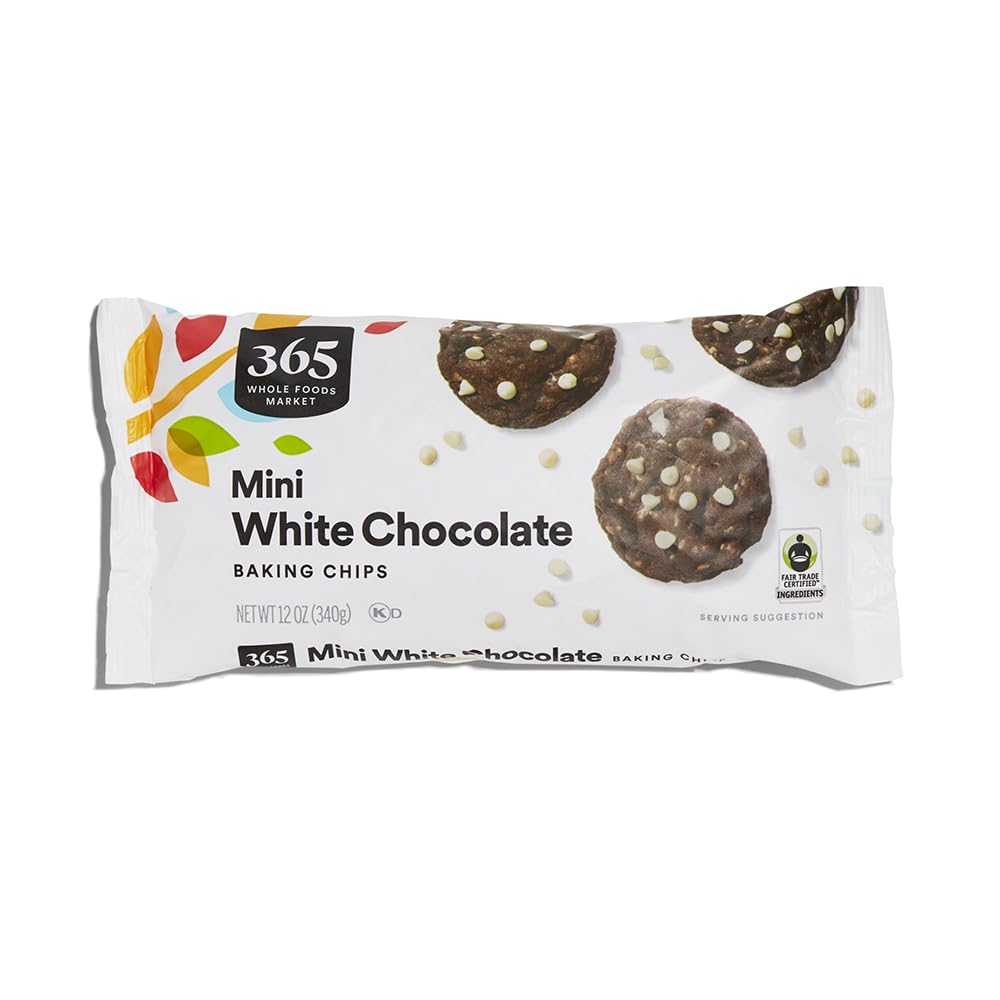 365 by Whole Foods Market  Mini White Chocolate Baking Chips  12 Ounce