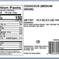 Yupik Couscous Medium Grain, 2.2 lb (35.2 oz), Kosher, Vegan, Low-Calorie Grain, Nutty Flavour, Rich in Protein & Fiber, Perfect