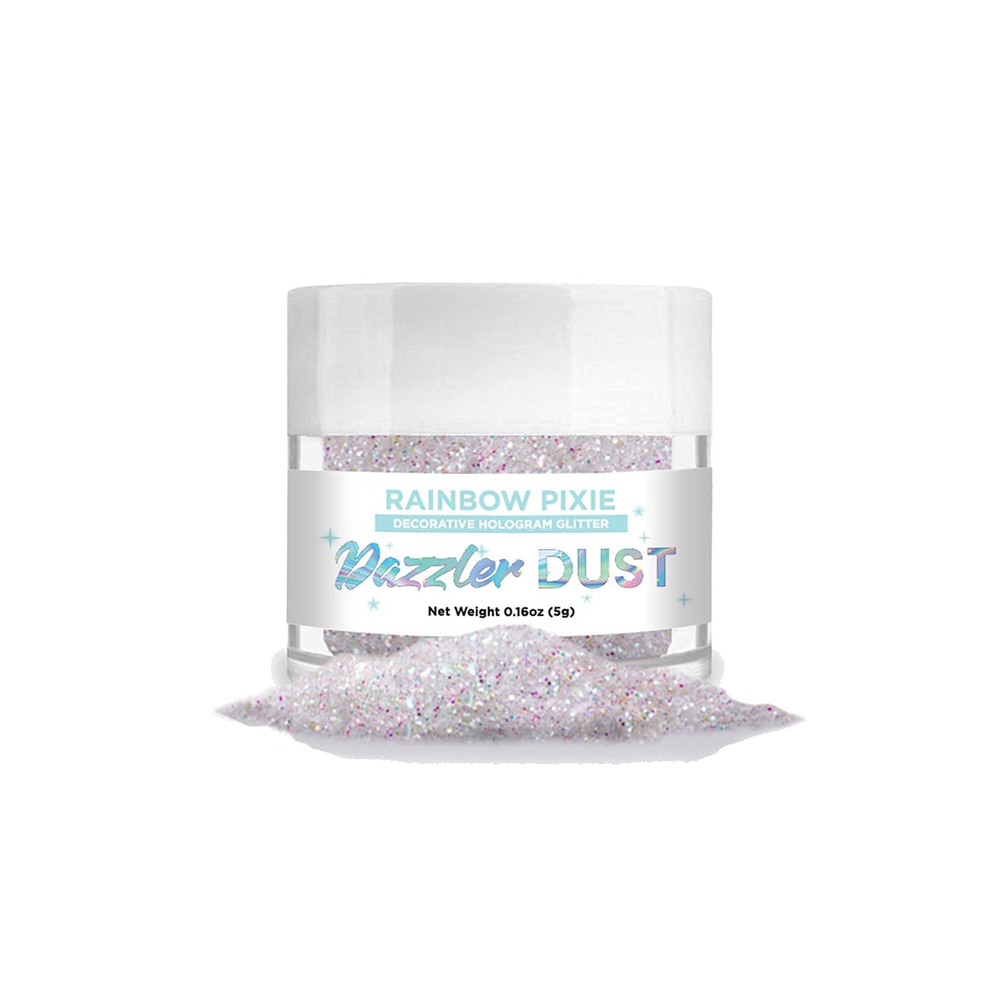Bakell Rainbow Pixie Glitter 5g Jar | Non-Toxic Art & Craft Decoration | Model FLD152