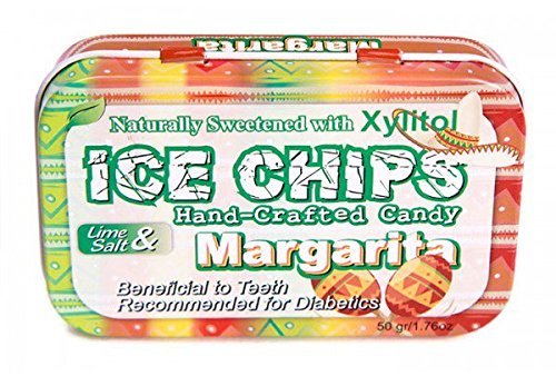 ICE CHIPS Candy Tin Margarita, 1.76 Ounce
