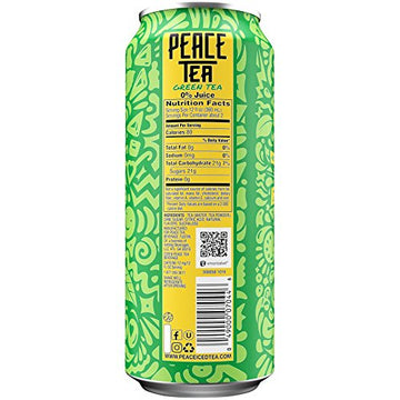 Peace Tea Green Sweet Iced Tea Drinks, 23 Fl Oz, 12 Pack