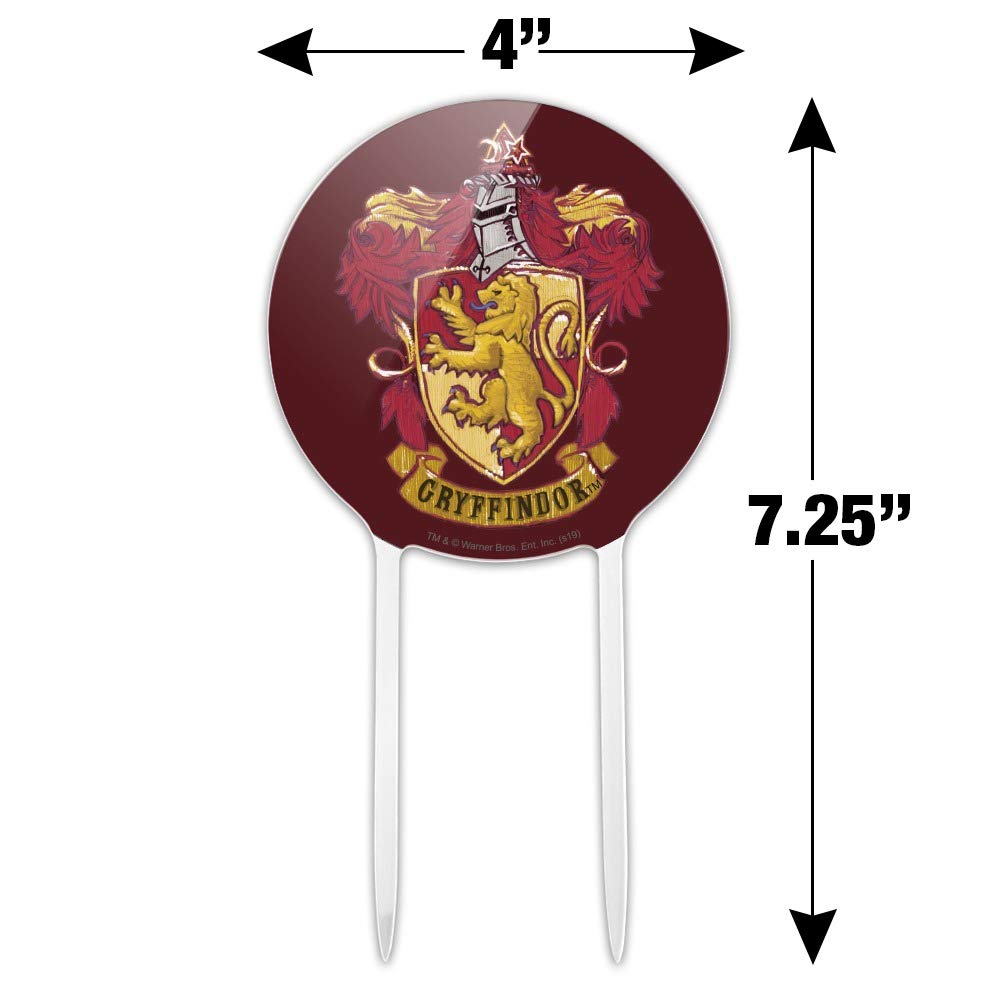 GRAPHICS & MORE Acrylic Cake Topper - Gryffindor Crest Decoration, One Size, Red, Model CAKE.TOPPER.WBGAM037.Z004727_8