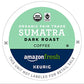 AmazonFresh Organic Fair Trade K-Cups, Sumatra Dark Roast, 80 Ct., Compatible with Keurig Brewer