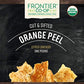 Frontier Co-op Organic Bulk Orange Peel, 1 lb - Dried Citrus Ingredient for Baking and Cooking