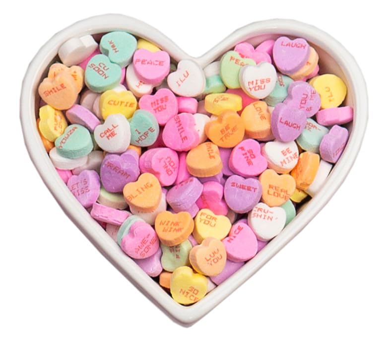 Brach'S Valentine'S Day Tiny Conversation Hearts, Friendship Exchange, 1 Oz Boxes, 24 Ct