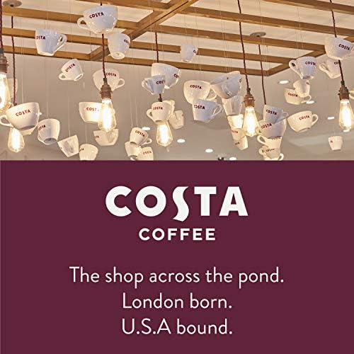 Costa Coffee Ground Coffee Signature Blend Dark Roast, 12oz, Rainforest Alliance Certified