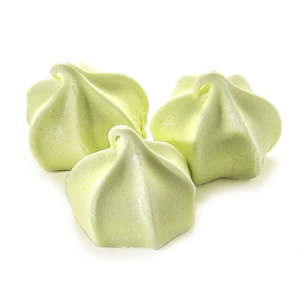 Original Meringue Cookies (Key Lime) • 80 Calories Per Serving, Gluten Free, Fat Free, Nut Free, Low Calorie Snack, Kosher, Parve • By Krunchy Melts