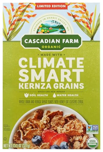 Cascadian Farm, Cereal Kernza Grns Climate Smart Organic, 13.3 Ounce