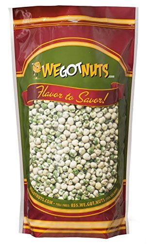 Green Wasabi Peas | 4 Pound Resealable Bag Of Hot Wasabi Peas |Healthy And Fresh Pea Snacks | Kosher Friendly Green Wasabi Peas