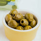 Poshi Green Pitted Olives | Basil & Garlic | Vegan, Kosher, Gluten Free + Keto Friendly, Fresh, Low Calorie Healthy Snacks | (30 Pack, 1.1Oz Bags)