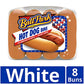 Ball Park White Hot Dog Buns, 8 Count, Hot Dog Buns, 14 Oz Bag