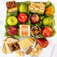 A Gift Inside Classic Fresh Fruit Basket Gift with Crackers, Cheese and Nuts for Holiday, Thank You, Birthday, Get Well, Anniver
