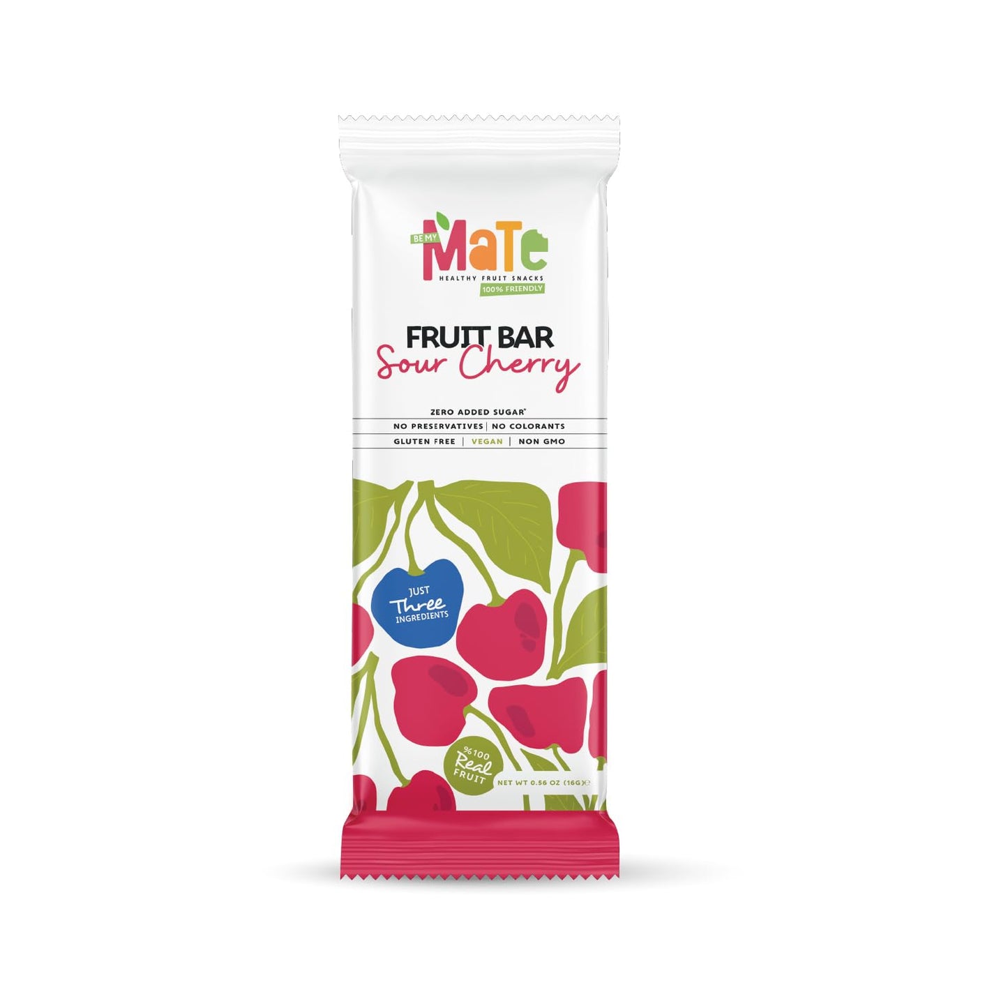 BE MY MaTe Real Fruit Bar, 100% Natural, Gluten-Free, Vegan, Non-GMO, 24 Count