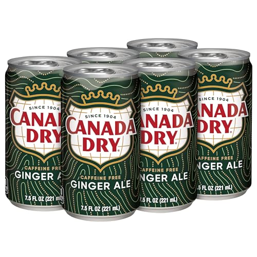 Canada Dry Ginger Ale Soda  7.5 fl oz cans  6 pack