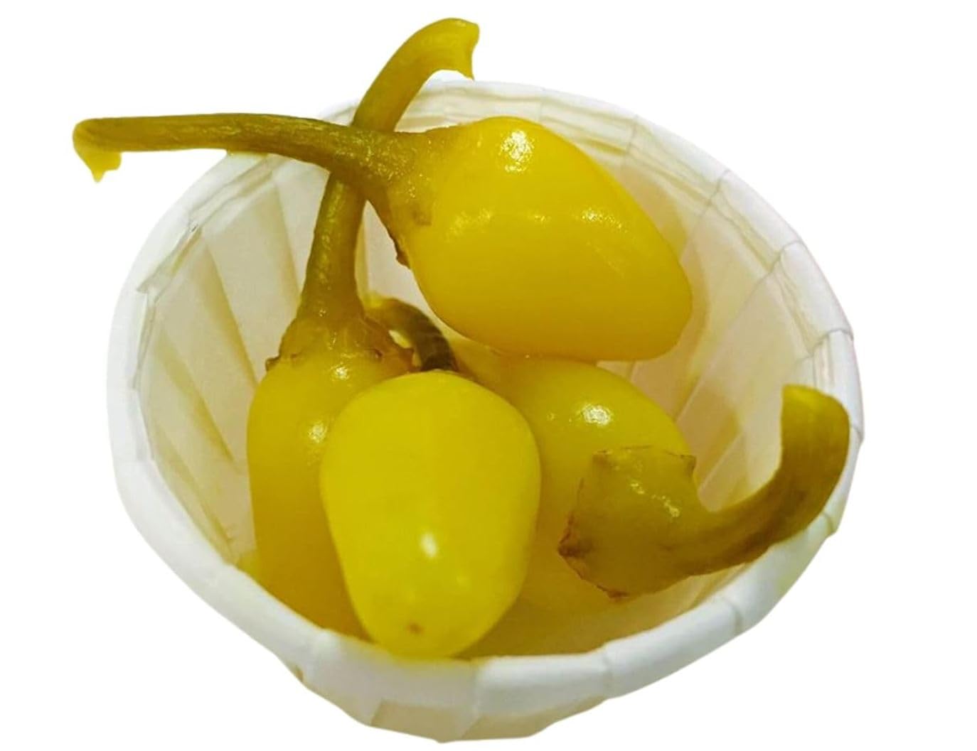 MRS KLEINS |YELLOW HOT CHILIES | Made with Natural Ingredients | Kosher, Low Carb, Gluten Free & Vegan |Chili Peppers 128 fl oz