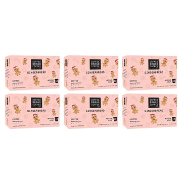 Coffee Brand Coffee Sweetness of Freshly Baked Gingerbread Flavored Coffee Kcups | Flavored Medium Light Roast Features Cinnamon