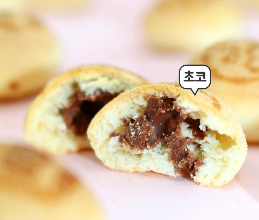LOTTE Kancho Choco Biscuit Snack 54g Pack of 2 - Korean Chocolate-Filled Cookies, Sweet Crunchy Snack for Kids & Adults - Classi