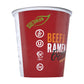 RAMEN EXPRESS Beef Flavor Ramen Cup Noodle, 2.25 Oz Each (Pack Of 12) by Chef Woo | Vegetarian Ramen Noodles | No Added MSG | Ha
