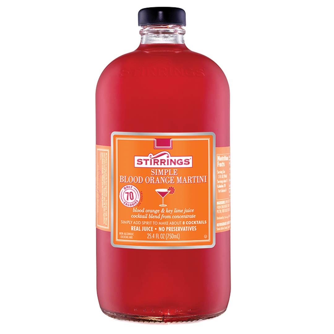 Stirrings Blood Orange Martini Mix, 25.36 Fl Oz, Pack of 1