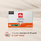Illy Caffe Coffee - K-cup Colo Arabica Select - Case of 6 - 4.103 OZ (6x10 CT)