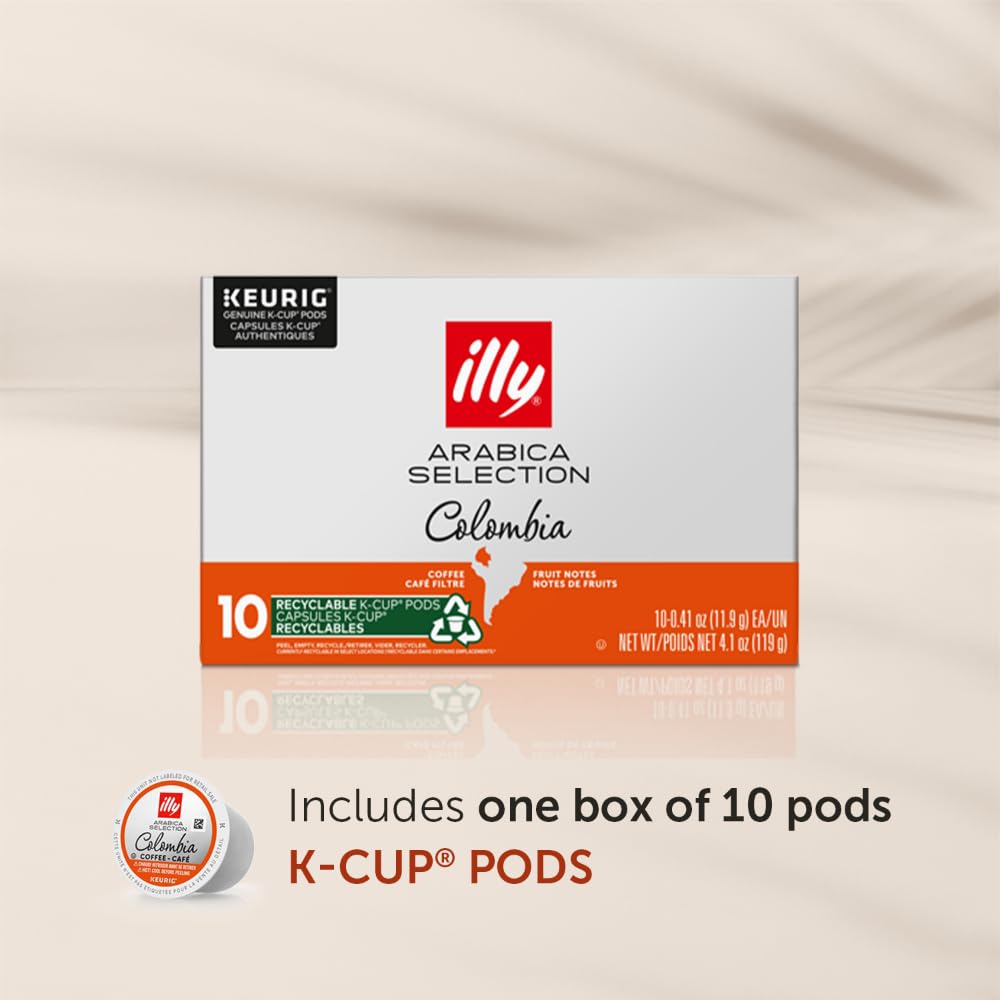 Illy Caffe Coffee - K-cup Colo Arabica Select - Case of 6 - 4.103 OZ (6x10 CT)