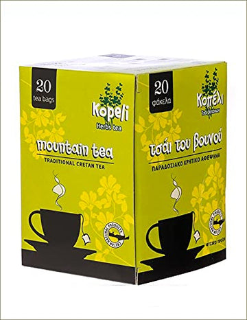 Greek Traditional Cretan Mountain Tea (100% Natural Product) (Mountain Tea)