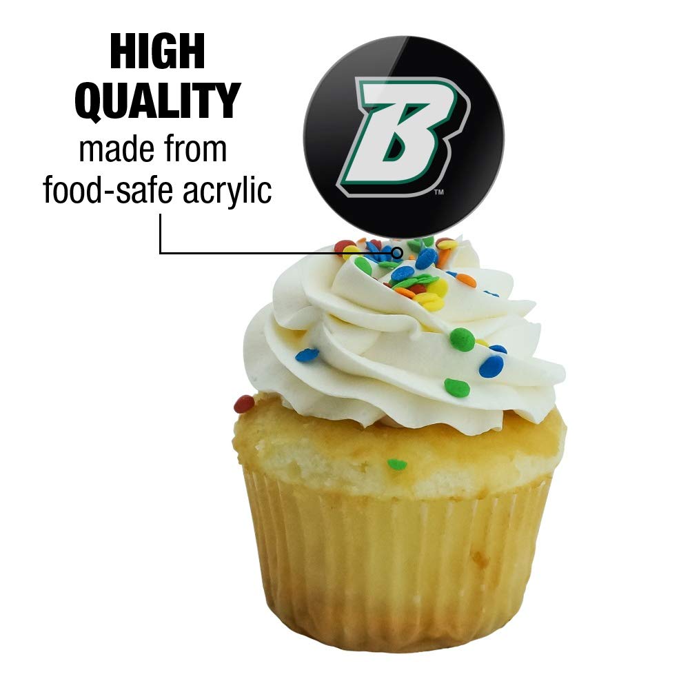 Binghamton University Logo Cupcake Picks Toppers Decoration Set Of 6