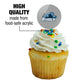 Baruch College Secondary Logo Cupcake Picks Toppers Decoration Set Of 6