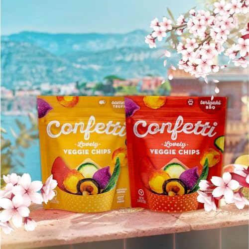 12-Pack Lovely Vegetable Chips, Teriyaki Bbq