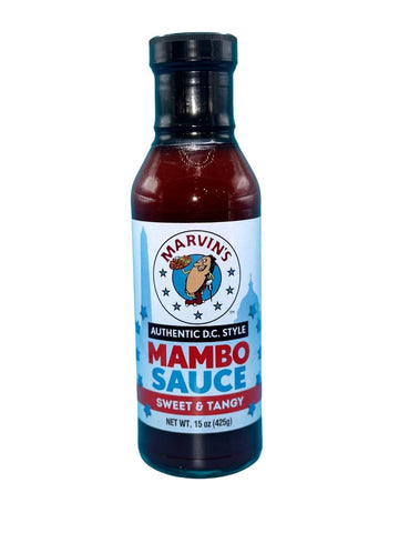 MARVINS Mambo Sauce - Sweet & Tangy Dipping Sauce - 15 oz - Perfect for Wings, Fries, Ribs, Burgers
