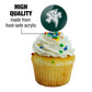 Lake Erie College Secondary Logo Cupcake Picks Toppers Decoration Set Of 6