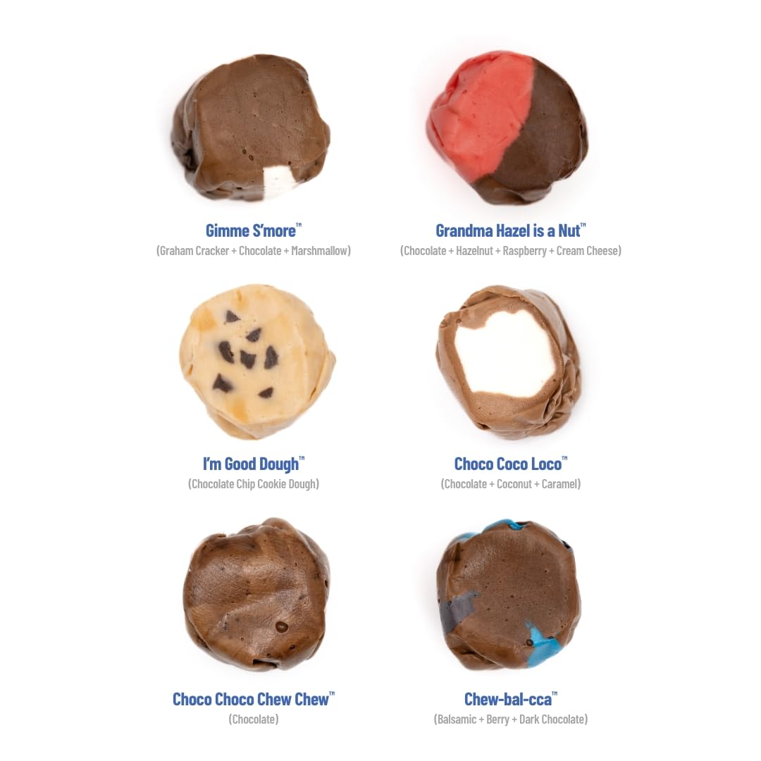 Taffy Shop Chocolate Lovers Favorites, Salt Water Taffy – Assorted Gourmet Soft Chewy Candy, Variety Pack, Bulk Sweet Snack, Fresh Gift & Gluten-Free, 140 Individually Wrapped Pieces (32Oz)