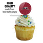 University Of Indianapolis Primary Logo Cupcake Picks Toppers Decoration Set Of 6