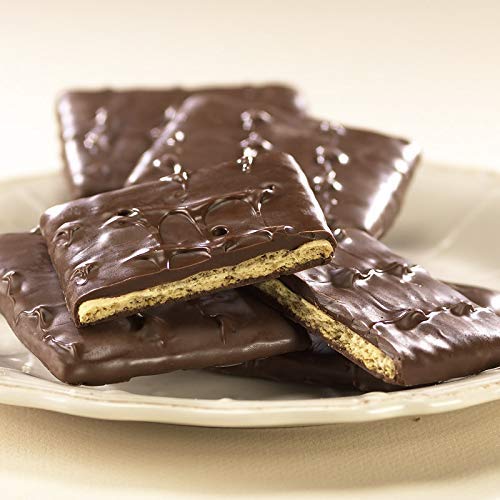 Ashers Chocolates Chocolate Covered Grahams, Milk Chocolate, 15 Count, 2 Packs, Gourmet Snack, Family Owned Since 1892