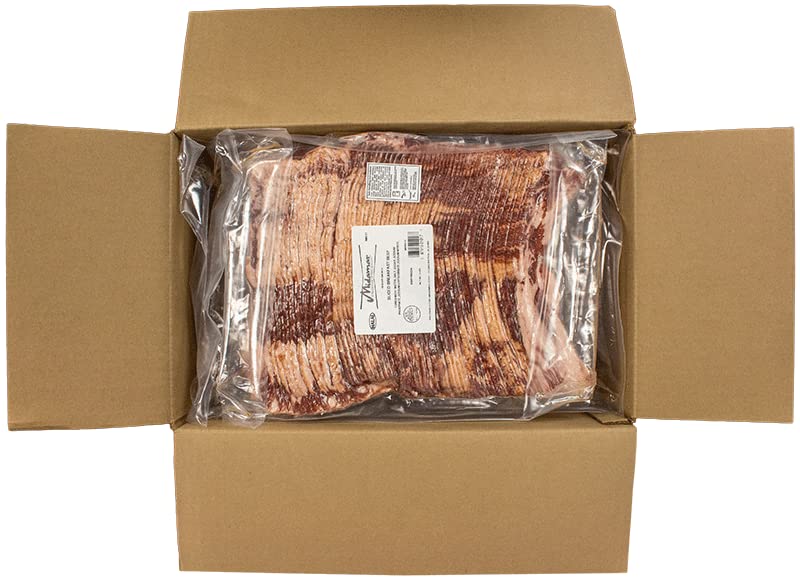 Midamar Halal Hickory Smoked Breakfast Beef Strips, 15 lb Pack